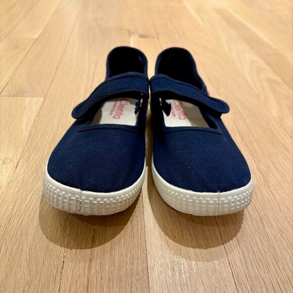 Cienta Kids Mary Janes Navy Blue Size 34 (3) - Picture 4 of 9